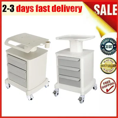 Mobile Rolling Cart Medical Trolley Ultrasound Imaging Scanner Cart W/ Drawers • $233.32