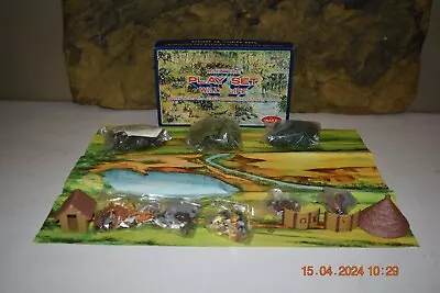 Vintage Marx Miniature Wild Life Playset In Original Box 90% Unopened In Bags • $74.99