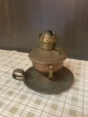 Vintage Small Finger Walking Lamp Kerosene Oil Swivel Tilting • $16.99