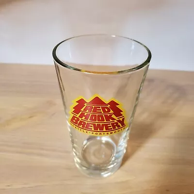 Red Hook Brewery Vintage Pint Beer Glass Plain Prominent Logo • $7.60
