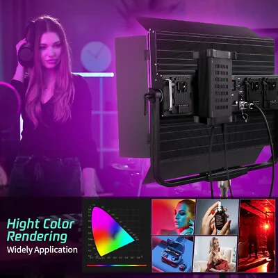 Yidoblo 500W RGB LED Video Light With APP Control 360°Full Color For Youtube • £1284.30