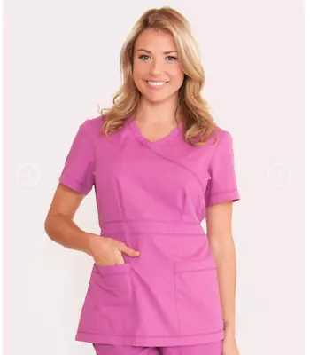 {2XL} Eckored Medical Scrub Top 2113-43 CERISE • $24