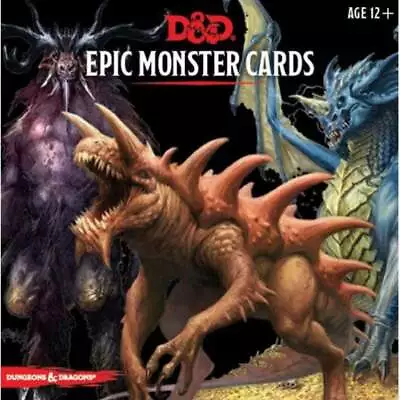 $44.02 • Buy Dungeons Dragons Spellbook Cards: Epic Monsters (D D Acces