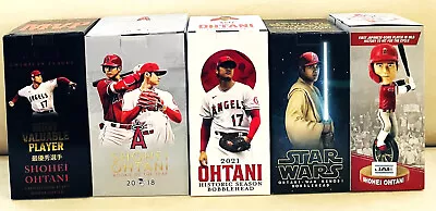 Shohei Ohtani SGA Bobblehead MVP Cycle ROY Historic Mike Trout City Connect Dual • $69.95