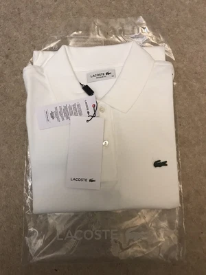 £49.99 • Buy Ladies Genuine Lacoste White Polo Shirt Size 38