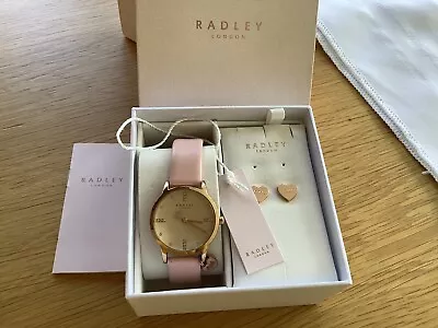 Radley - Ladies Watch With Earrings Set - RY21578A- Boxed BNWT • £21