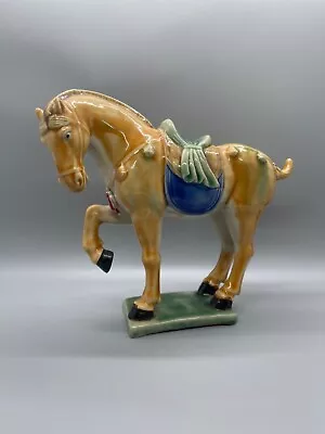 £28.03 • Buy Vintage Chinese Tang Dynasty Style Ceramic Horse Figurine