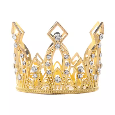  Cake Decorating Bridal Headpieces Wedding Mini Crown Rhinestones • $8.07