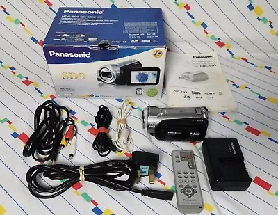 Panasonic HDC-SD9 Camcorder Boxed 3CCD SDHC Card HD Digital Video Camera  • £74.99