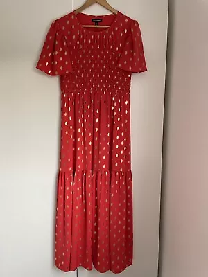 QED London Maxi Dress Size 12 Red BNWT  • £10