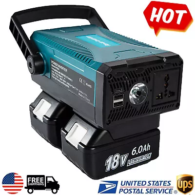 150W Output Power Inverter Portable Power Station / Makita 18V Battery / Charger • $169.99