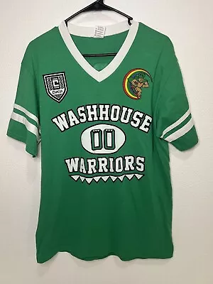 VTG J Boog Washhouse Warriors T Shirt Mens Size L Reggae Hip Hop Band Tee RARE • $49.99