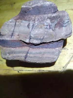 Banded Iron Formation Found In Marquette Michigan Striped Hematite Display Piece • $12