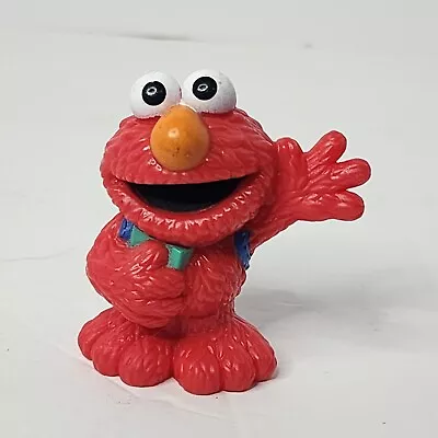 Hasbro Sesame Street ELMO W/ Bookbag Figure Toy Cake Topper PVC 2010 2.5  • $8.99