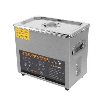 Digital Ultrasonic Cleaner 3L Steel Ultra Sonic Bath Cleaning Tank Timer Heater • £99.99