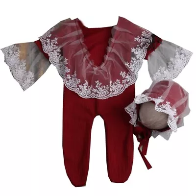 Jumpsuit Romper Lace Long Sleeve Outfits Christmas Photography Clothing • $24.83