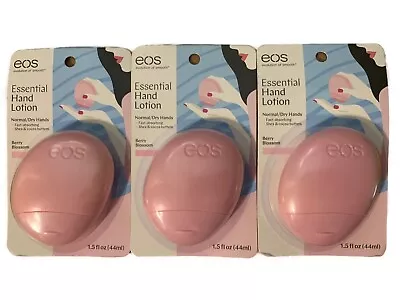 (3 Pack) Eos Essential Hand Lotion Berry Blossom Fast-Absorbing And Non-Greasy • $19.99