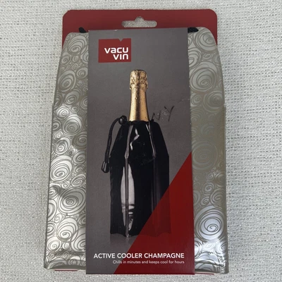 $28 • Buy Vacu Vin Champagne Cooler Chills In Minutes Cool For Hours