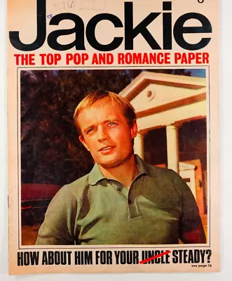 David McCallum THE MAN FROM UNCLE Vtg 1960's Fashion & Music JACKIE Magazine UK • $186.49