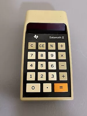 Vintage Texas Instruments TI-2500 Electronic Calculator Datamath TI 2500 TESTED • $24.99