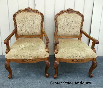 62680  Pair Bergere Armchair Chairs SAM MOORE LA Z  BOY • $575