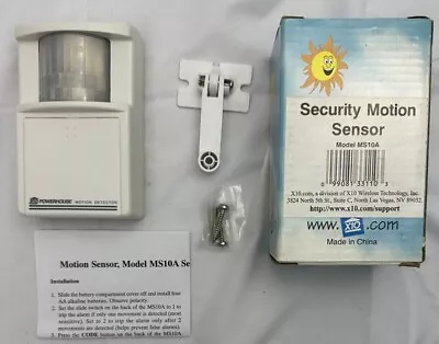 X-10 Security Motion Sensor MS10A Smart Home Automation Security NOB • $10.99