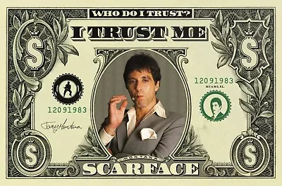 New Scarface Movie Film Print Wall Art Premium Poster Size A5-a1  • $19