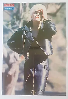 MADONNA Smash Hits Mag Pin Up Poster Australia Vintage Motley Crue 1987 • $18.92