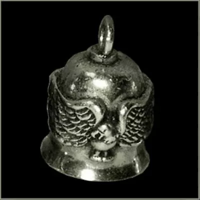 Pewter Motorcycle Gremlin Bell Eagle Spread Wings Made In The USA • $12.99