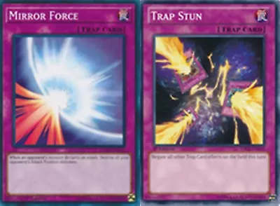 Mirror Force 1st Common +  Trap Stun 1st Sdcr Set • $2.99