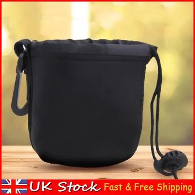 Universal Neoprene Waterproof Soft Pouch Bag Case For Video Camera Lens • £5.19