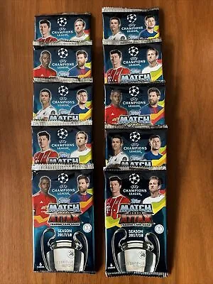 (10) 2017/18 Topps Match Attax Champions League Soccer Sealed Packs-60 Cards ! • $9.95