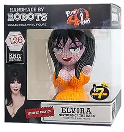 Elvira Orange Dress Exclusive Knit-Look 5-in Vinyl Handmade By Robots • $19.99