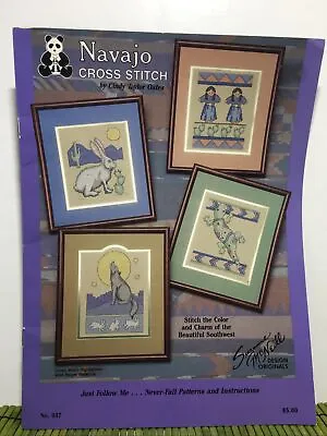 Vintage Suzanne McNeill Navajo Cross Stitch Patterns Cindy Taylor Oates #037 • $13