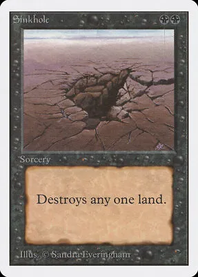 Sinkhole (2ED 130) Lightly Played - MTG Single • $22.38