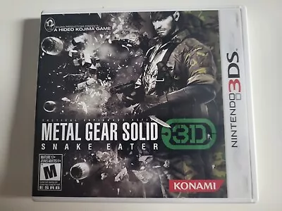 Metal Gear Solid Snake Eater 3D Nintendo 3DS - Complete - Tested & Works • $76.05