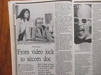 July 2 1989 Philadelphia Inquirer TV Week(MATT FREWER/MAX HEADROOM/JANE BRUCKER • $18.99