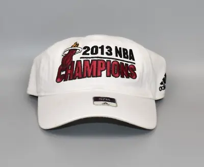 Miami Heat Adidas 2013 NBA Champions Adidas Fitted Cap Hat - Size: S/M • $24.95