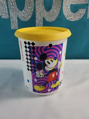 Tupperware Disney One Touch Disney Canister   A  5.25 Cup Mickey Mouse New  Sale • $22.99