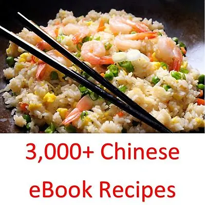 3000+ Chinese EBook Cookbooks & Recipes Collection On One DVD Rom • £5.95