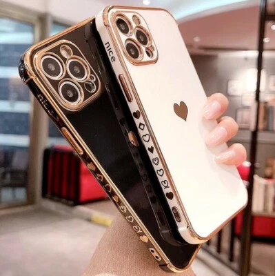 $9.49 • Buy Girly Heart Case For IPhone 14 13 12 11 Pro Max XR 8 7 Plus SE X XS MAX Mini