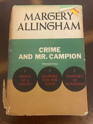 Crime And Mr. Campion By Margery Allingham 1937 Edition HC Book • $7.99
