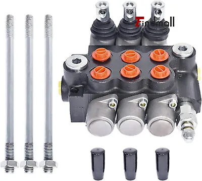 3 Spool Hydraulic Directional Control Valve Double Acting 3600 PSI 11GPM • $59.35