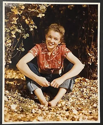 1945 Norma Jeane Marilyn Monroe Original Photo Andre De Dienes Leaf Farm Girl • $400