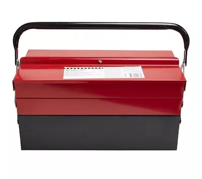 Red And Black Metal Cantilever Tool Boxes 17inch 43cm  Brand New • £21