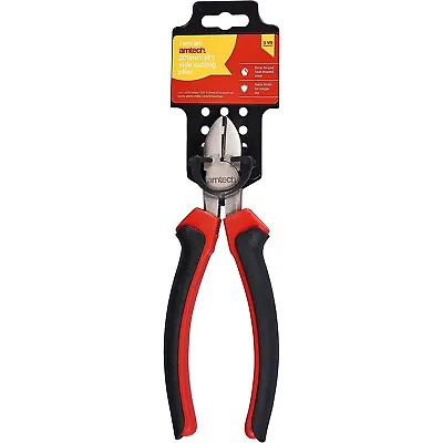 £4.95 • Buy Amtech 8  Heavy Duty Diagonal Cutting Pliers Side Cutters Wire Cable Snips