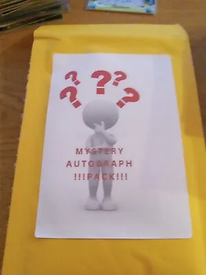 Football Autograph Mystery Packs.  Great Value • $5