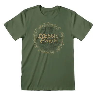 Lord Of The Rings Middle Earth T-Shirt • £14.99