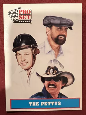  THE PETTYS  LEE / RICHARD / MAURICE 1991 Pro Set Nascar Auto Racing Card #1 HOF • $1