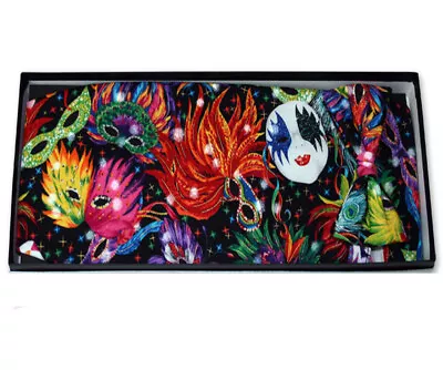 Men's Mardi Gras Masquerade Bow Tie And Cummerbund Set • $95